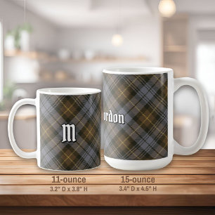 Clan Gordon Weathered Tartan Coffee Mok