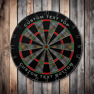 Clan Gordon Weathered Tartan Dart Board Dartbord