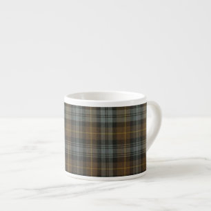 Clan Gordon Weathered Tartan Espresso Mok