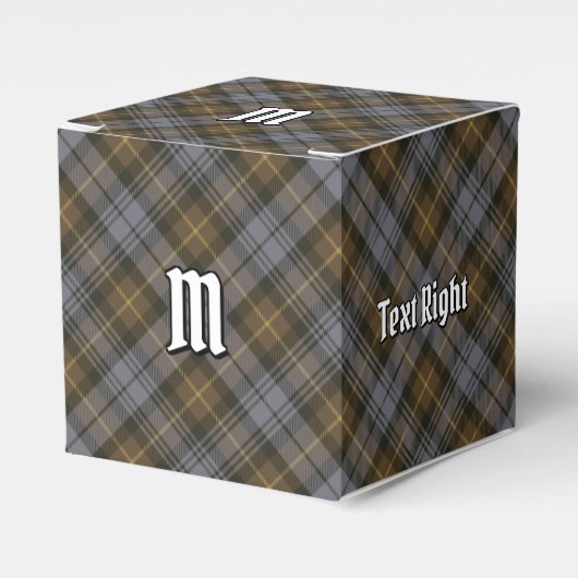 Clan Gordon Weathered Tartan Favor Box Bedankdoosjes (Voorkant Zijde)
