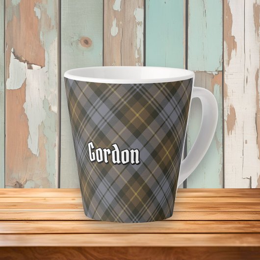 Clan Gordon Weathered Tartan Latte Mok