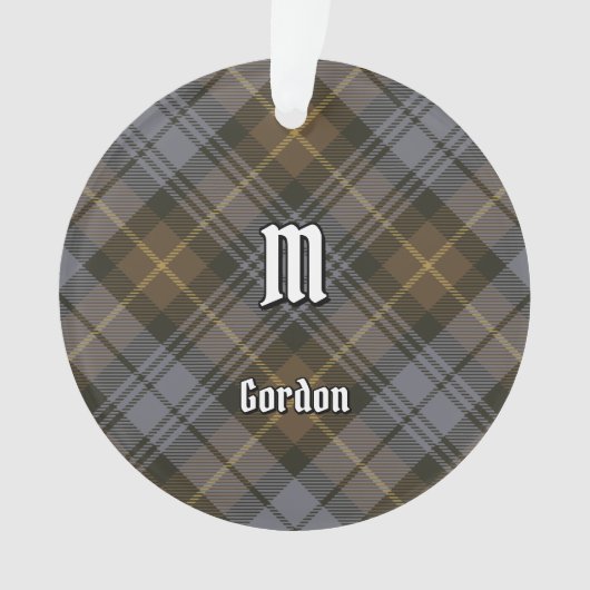 Clan Gordon Weathered Tartan Ornament (voorkant)