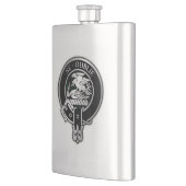 Clan Graham Crest en Tartan Flacon (Links)