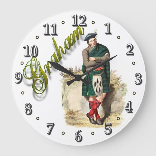 Clan Graham Scottish Dream Horloge (Recto)