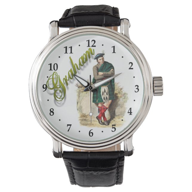 Clan Graham Scottish Dream Watch Horloge (Voorkant)
