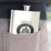 Clan Grant Crest Flacon (En situation)