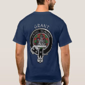 Clan Grant Crest & T-Shirt Tartan (Dos)