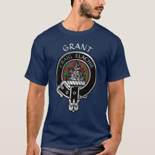 Clan Grant Crest & T-Shirt Tartan
