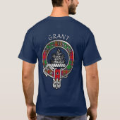 Clan Grant Crest & T-Shirt Tartan (Dos)