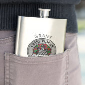 Clan Grant Crest & Tartan Flacon (Voorbeeld)