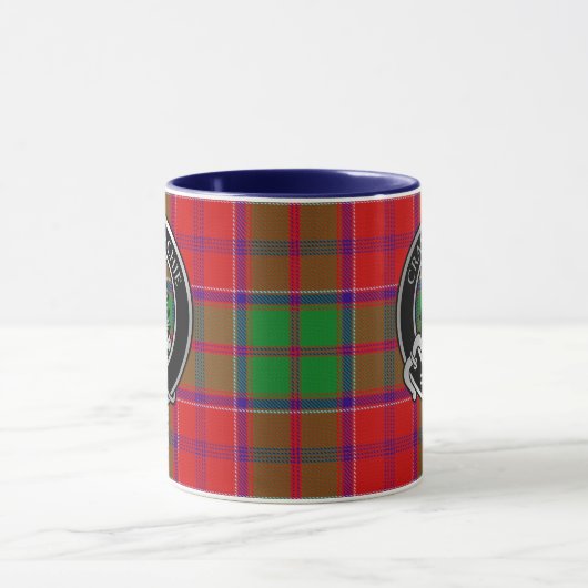 Clan Grant Crest & Tartan Mok (Midden)