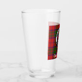 Clan Grant Tartan en Crest Badge Glas (Rechts)