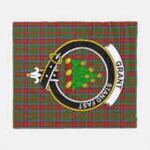 Clan Grant van Monymusk Tartan Plaid Fleece Deken (Voorkant (Horizontaal))