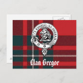Clan Gregor Briefkaarten (Voorkant / Achterkant)