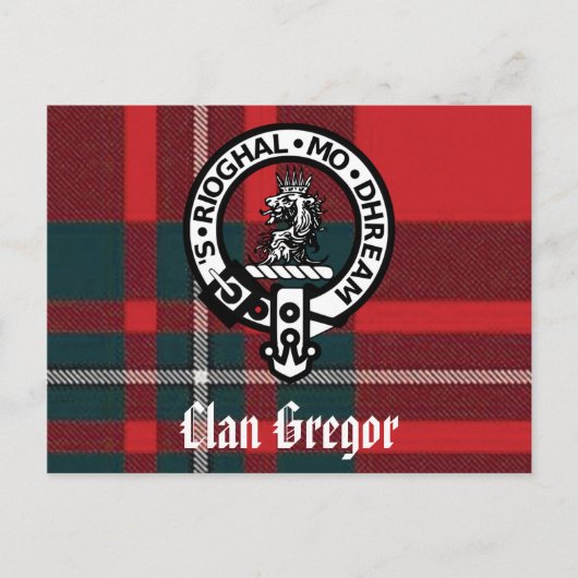Clan Gregor Briefkaarten (Voorkant)
