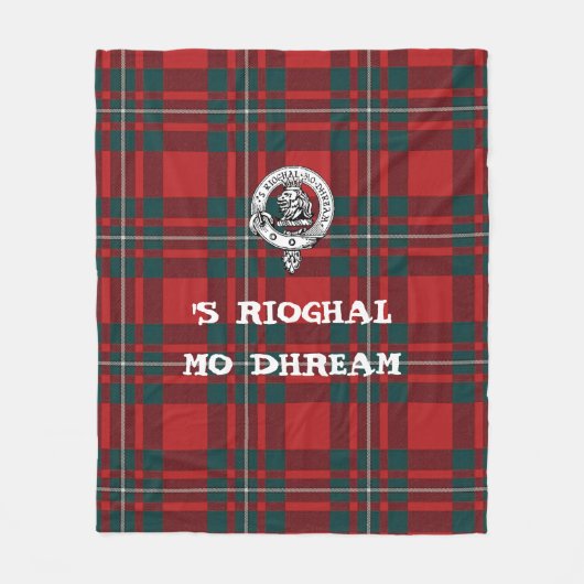 Clan Gregor Fleece Blanket Deken (Voorkant)