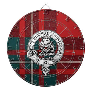 Clan Gregor / MacGregor Badge Dart Board Tartan Dartbord