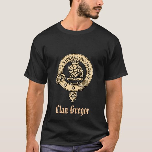Clan Gregor Raw Badge T-shirt (Voorkant)