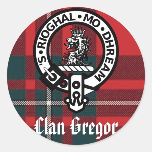 Clan Gregor Stickers (Voorkant)