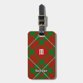 Clan Gregor Tartan Bagagelabel (Voorkant verticaal)