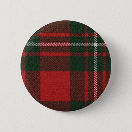 Clan Gregor Tartan Button (Voorkant)