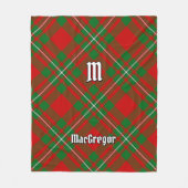 Clan Gregor Tartan Fleece Blanket (Voorkant)