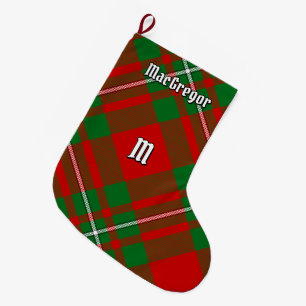 Clan Gregor Tartan Kerststop Grote Kerstsok