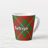 Clan Gregor Tartan Latte Mug (Angle droit)