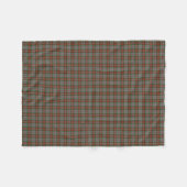 Clan Grey Tartan Fleece Deken (Voorkant (Horizontaal))
