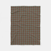 Clan Grey Tartan Fleece Deken (Voorkant)