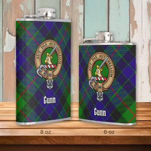Clan Gunn Crest Flask Heupfles