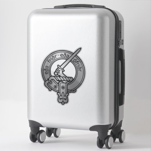 Clan Gunn Crest (Old Norse) Sticker (Koffer)