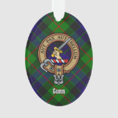 Clan Gunn Crest Ornament (voorkant)