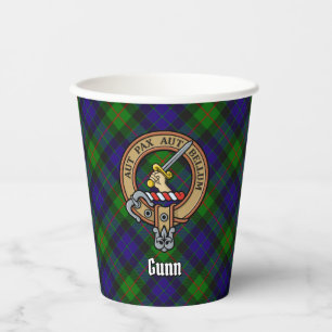Clan Gunn Crest Paper Cups Papieren Bekers