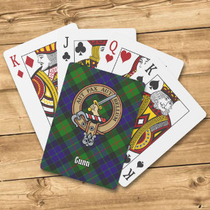 Clan Gunn Crest-speelkaarten Pokerkaarten