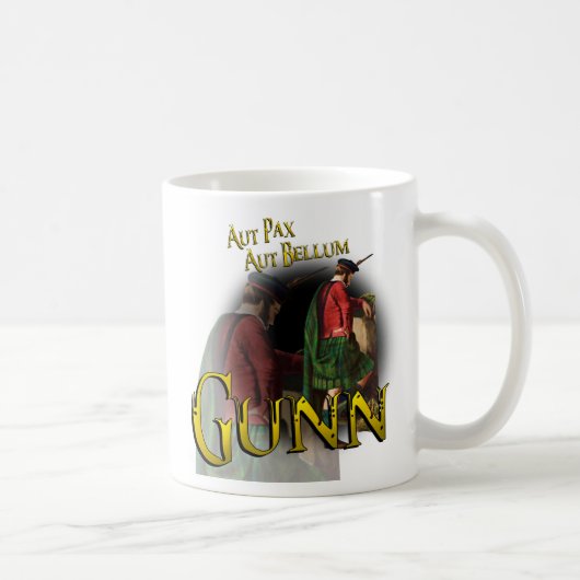 Clan Gunn Old Scottish Mug (Droite)