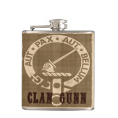 Clan Gunn Sepia Heupfles (Voorkant)
