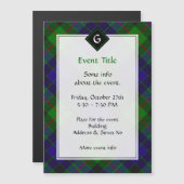 Clan Gunn Tartan (Voorkant / Achterkant)