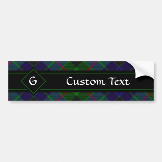 Clan Gunn Tartan Bumper Sticker (Devant)