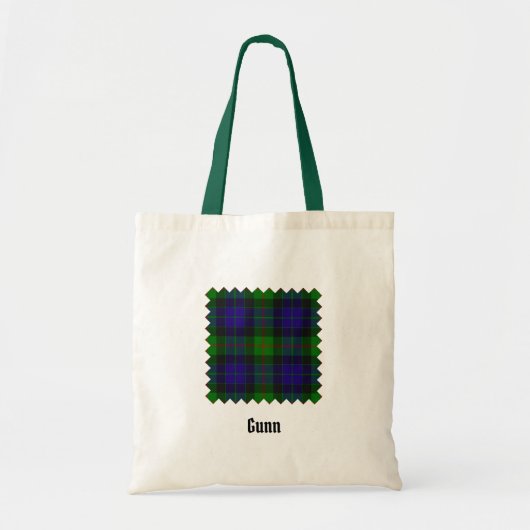 Clan Gunn Tartan Canvas tas (Voorkant)