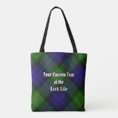 Clan Gunn Tartan Canvas tas (Achterkant)