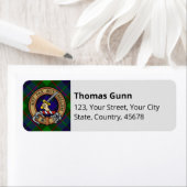 Clan Gunn Tartan Étiquette (En situation)