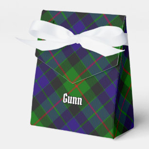 Clan Gunn Tartan Favor Box Bedankdoosjes