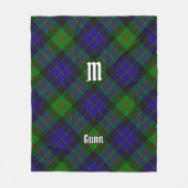 Clan Gunn Tartan Fleece Blanket Deken (Voorkant)