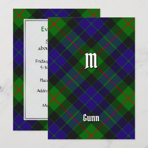 Clan Gunn Tartan Kaart