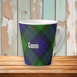 Clan Gunn Tartan Latte Mug