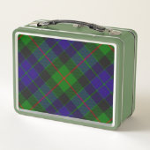 Clan Gunn Tartan Metal Lunch Box (Achterkant)