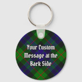 Clan Gunn Tartan Sleutelhanger (Achterkant)