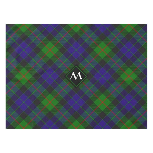 Clan Gunn Tartan Tablecloth Tafelkleed (Voorkant (Horizontaal))