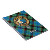 Clan Guthrie Crest over Tartan Notitieboek (Rechterzijde)